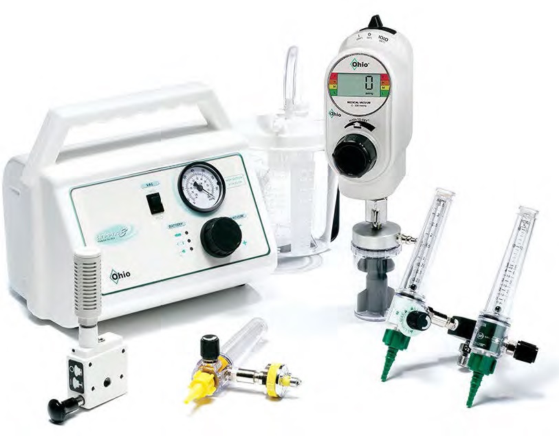 OXYGEN AND SUCTION REGULATORS
